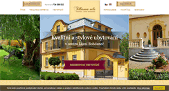 Desktop Screenshot of penziontillerovavila.cz